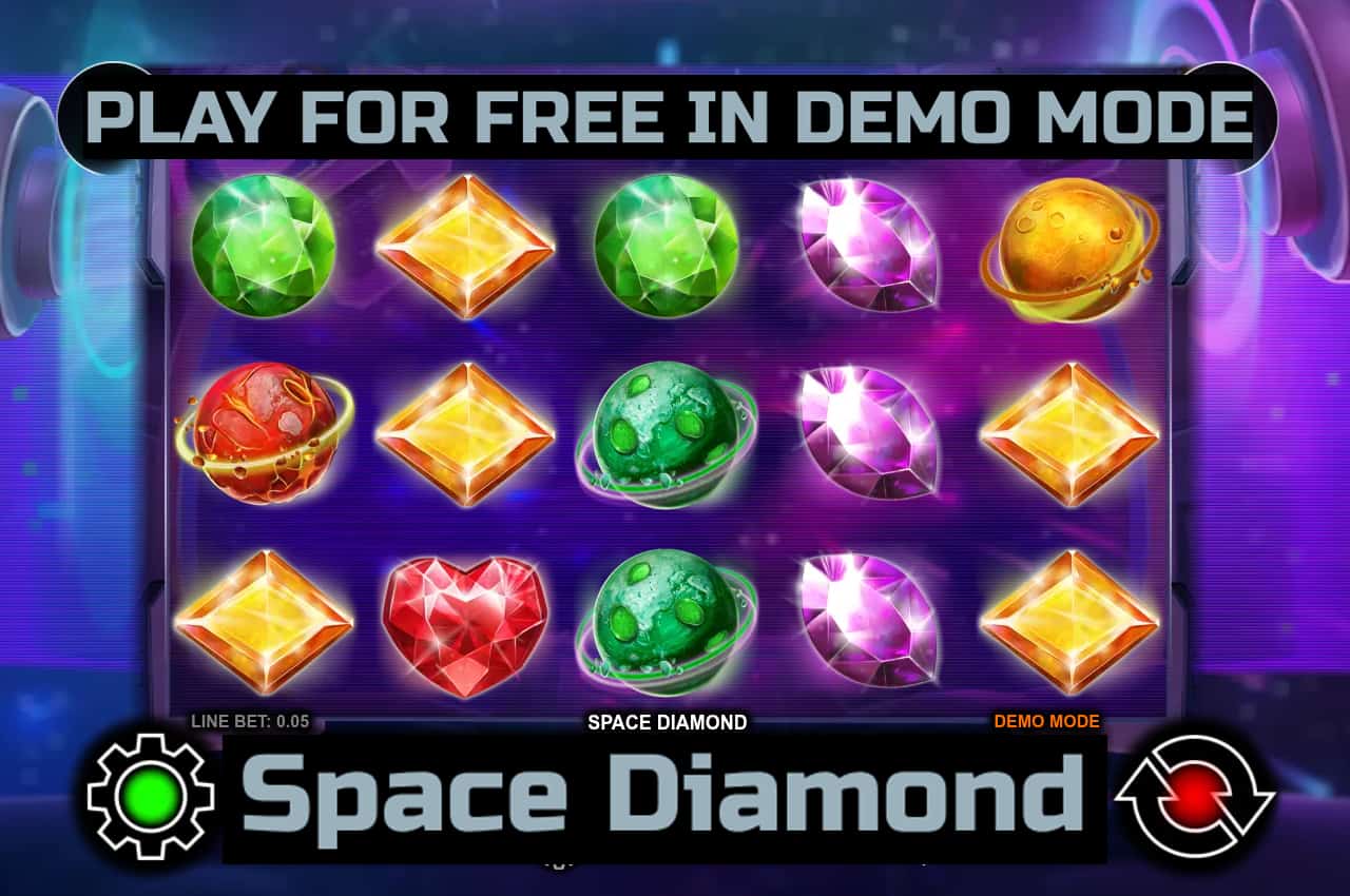 Space Diamond slot game by CT Interactive. Play for free in demo mode.