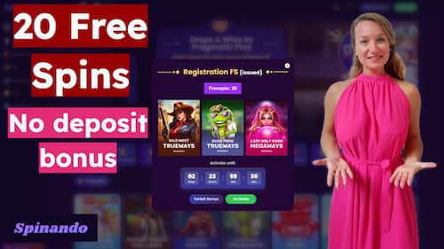 Spinando Casino 20 free spins