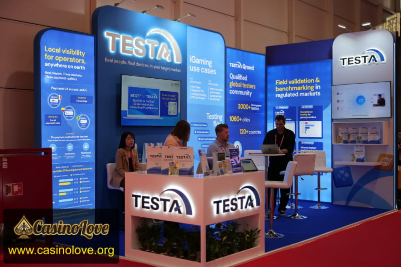 Testa Booth at SBC Summit 2026 Lisbon