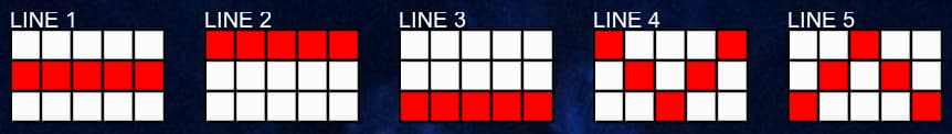 Paylines of The Big Chilli Diamond Tree Jackpot slot game