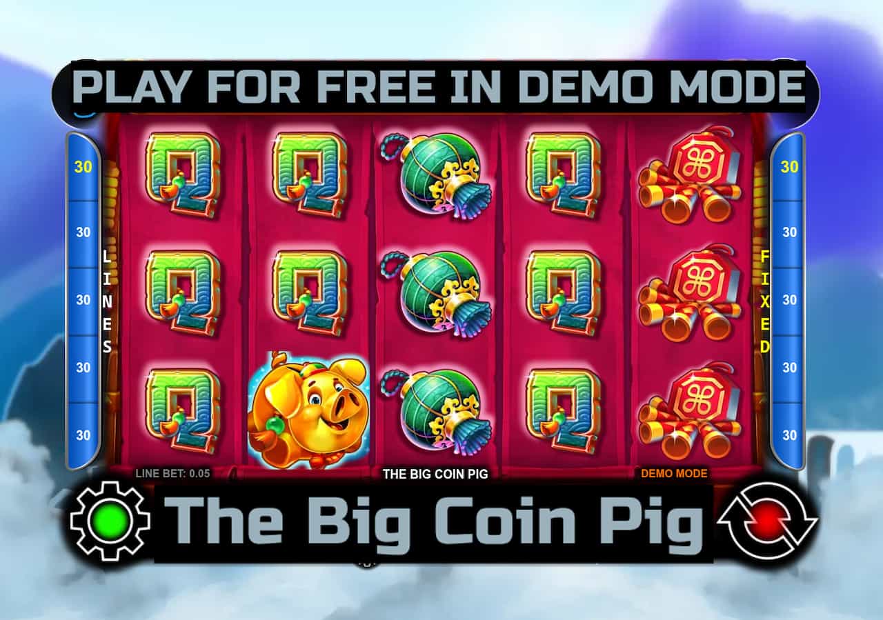 The Big Coin Pig slot game by CT Interactive. Play for free in demo mode.