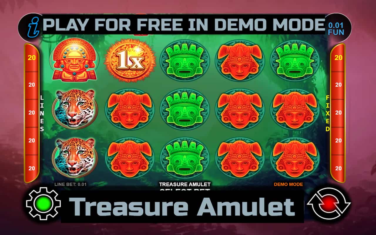 Treasure Amulet slot game by CT Interactive. Play for free in demo mode.