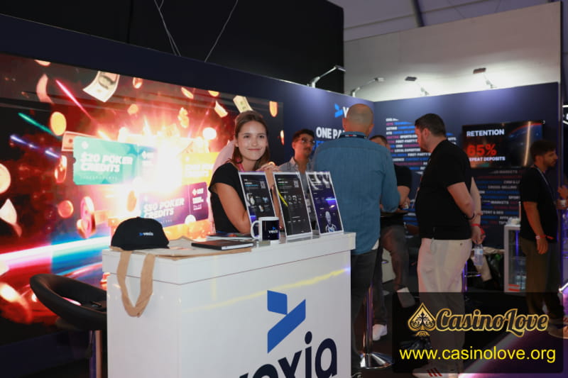 Vexia Booth at SBC Summit 2026 Lisbon
