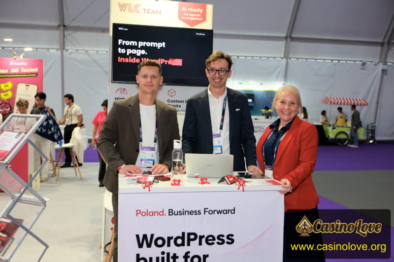 WLC Team Booth at SBC Summit 2026 Lisbon