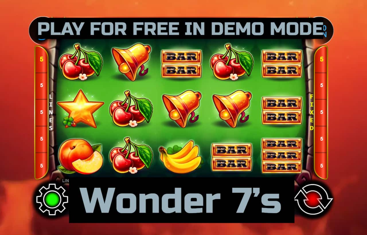Wonder 7's slot game by CT Interactive. Play for free in demo mode.