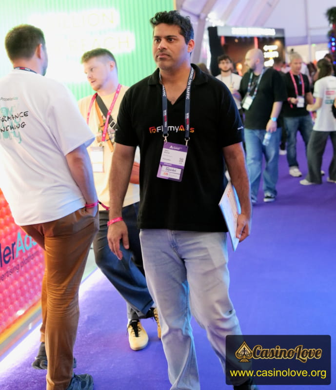 Yatin Anand Business Head of FlamyAds at SBC Summit 2026 Lisbon