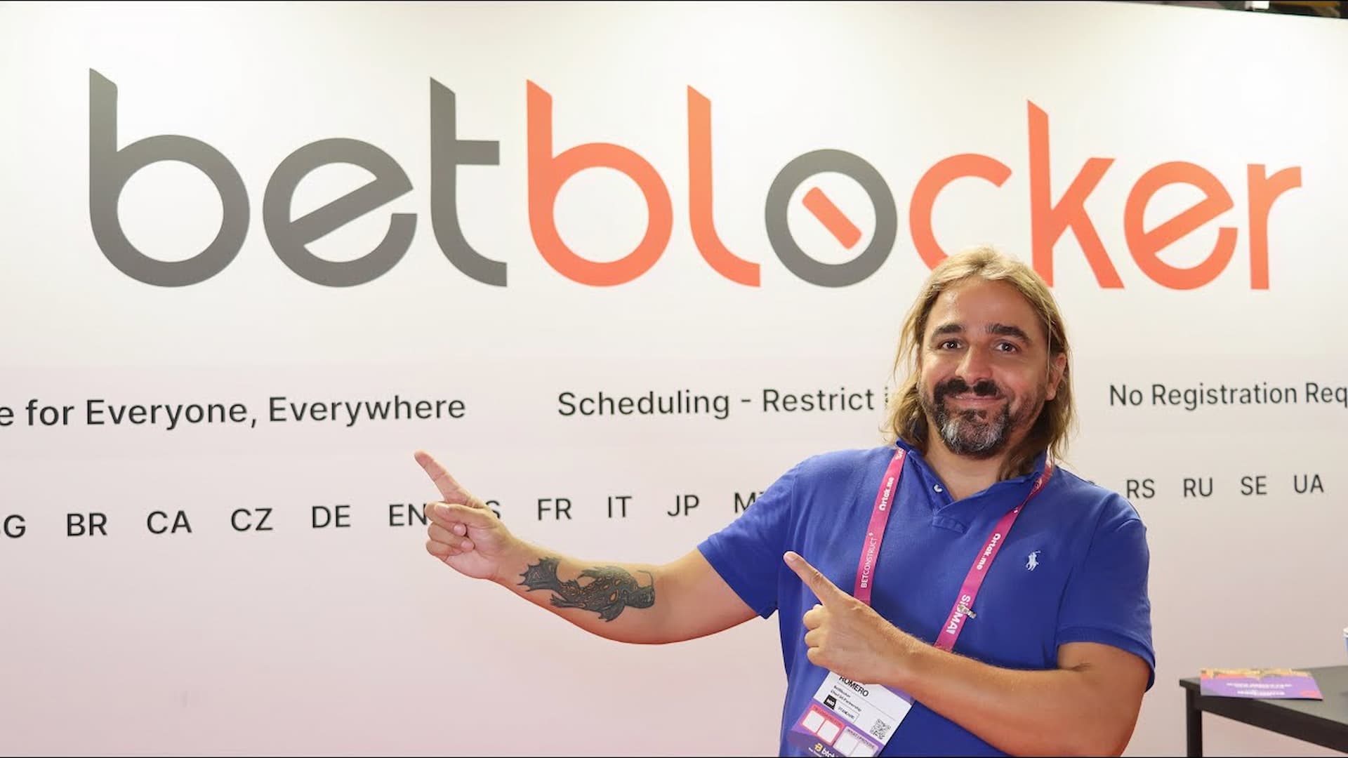 BetBlocker video interview at SiGMA Euro-Med 2025 conference (Malta).