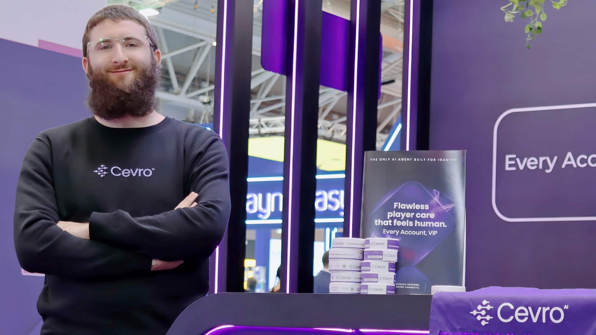 Cevro AI video interview at SiGMA Europe 2025 Rome.