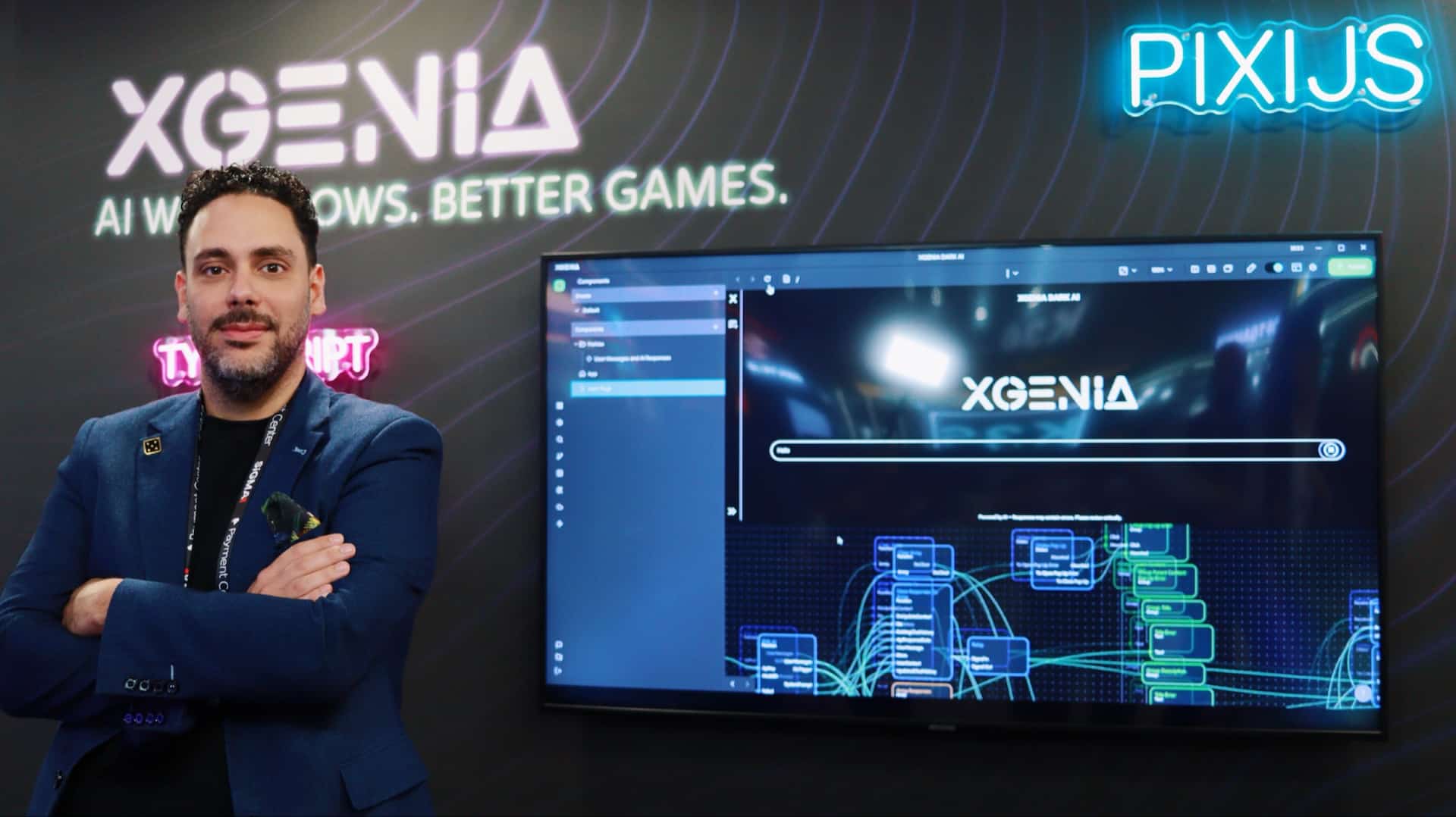 XGENIA video interview at SiGMA Europe 2025 Rome.