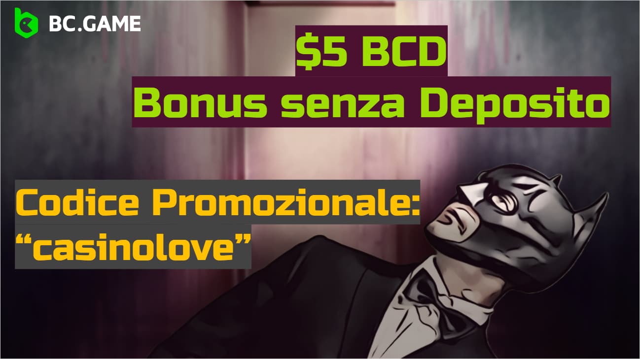 Usa il codice promozionale CASINOLOVE al BC.Game Casino per ottenere un bonus senza deposito