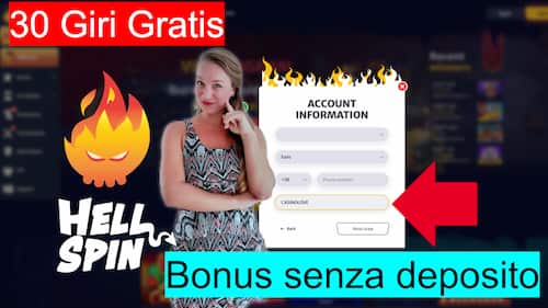 Hellspin Casino 30 free spins no deposit bonus with promo code