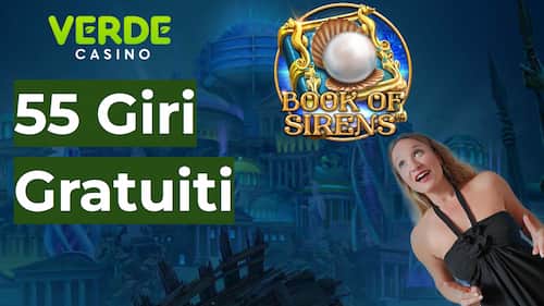 Verde Casino 55 giri gratuiti senza deposito bonus