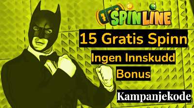 Spinline Casino 15 Gratis Spinn ingen innskuddsbonus med kampanjekode