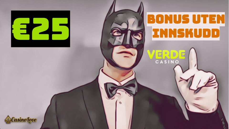 Ingen innskuddsbonus på €25 på Verde Casino