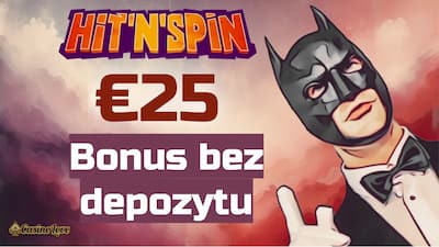 Hit'n'Spin Casino €25 bonus bez depozytu