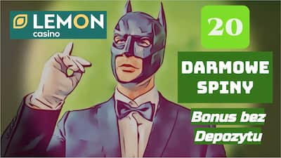 Lemon Casino 20 darmowych spinów bez depozytu z kodem promocyjnym