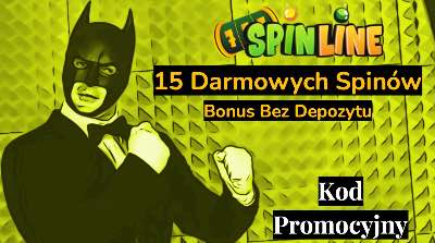 Spinline Casino 15 darmowych spinów bez depozytu z kodem promocyjnym