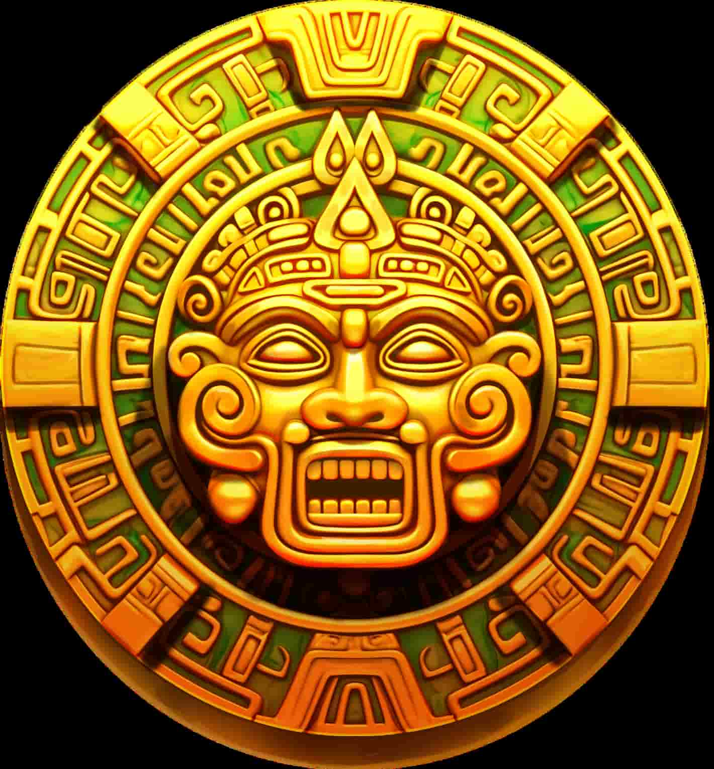 The Aztec Calendar, the main icon in the Aztec PowerNudge slot game