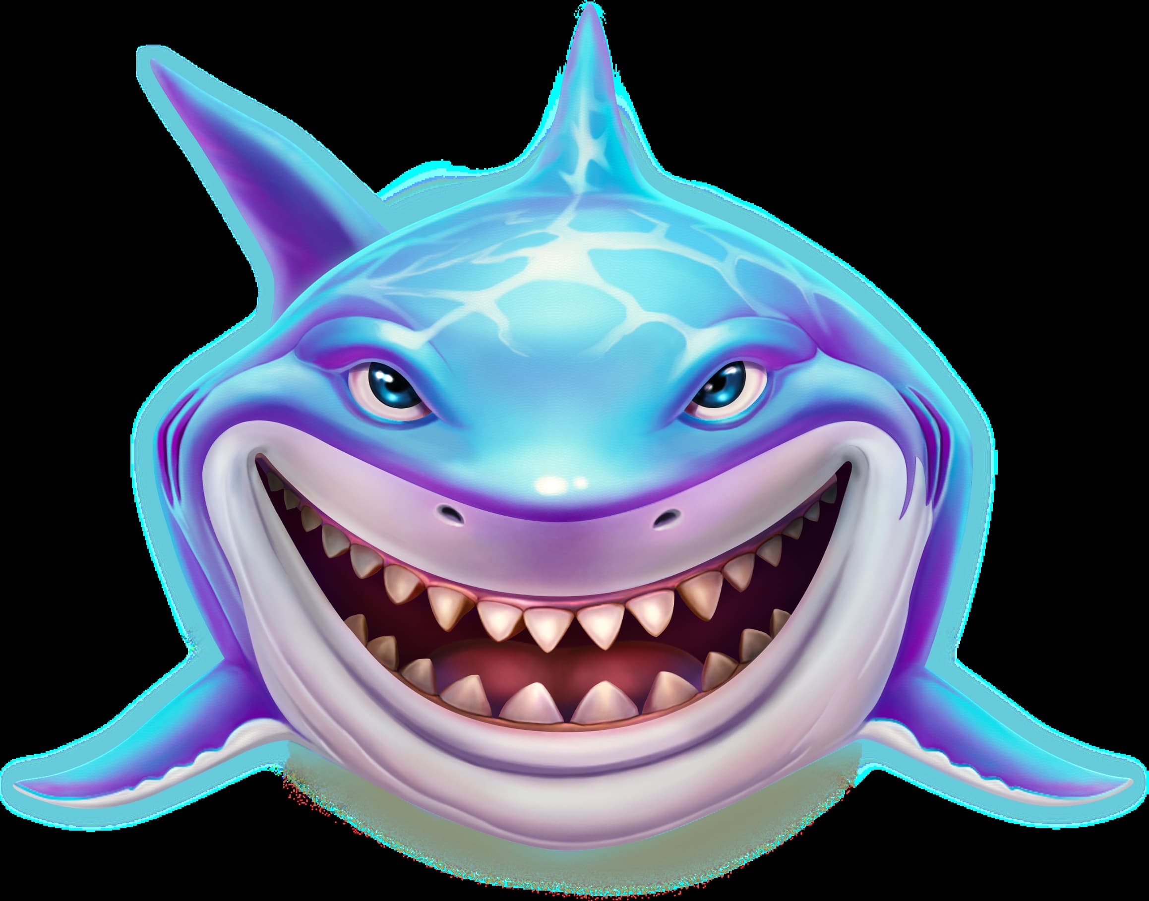 The Great White Shark main character of the Beware The Deep Megaways slot game