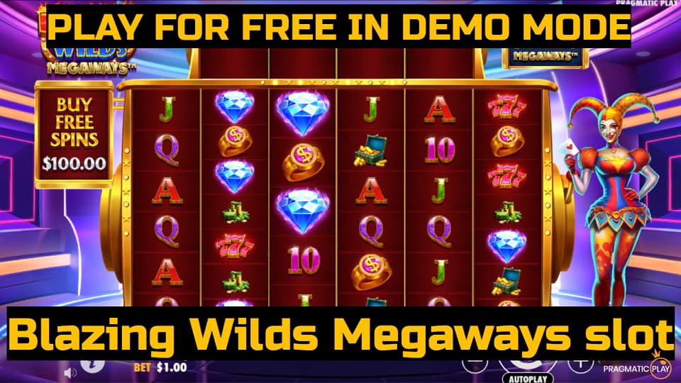 Blazing Wilds Megaways slot game by Pragmatic Play. Play for free in demo mode.