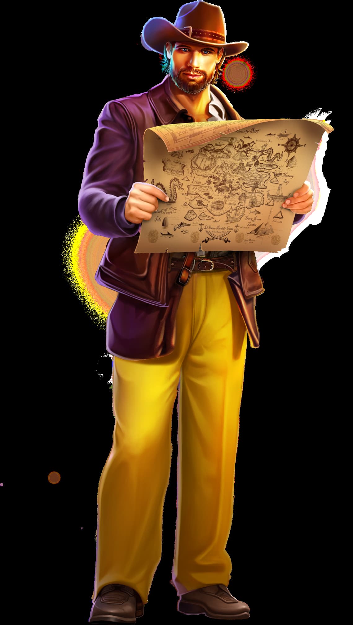 John Hunter, the main character of John Hunter and the Book of the Fallen slot game