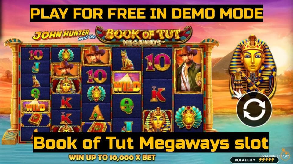 Book of Tut Megaways slot game by Pragmatic Play. Play for free in demo mode.