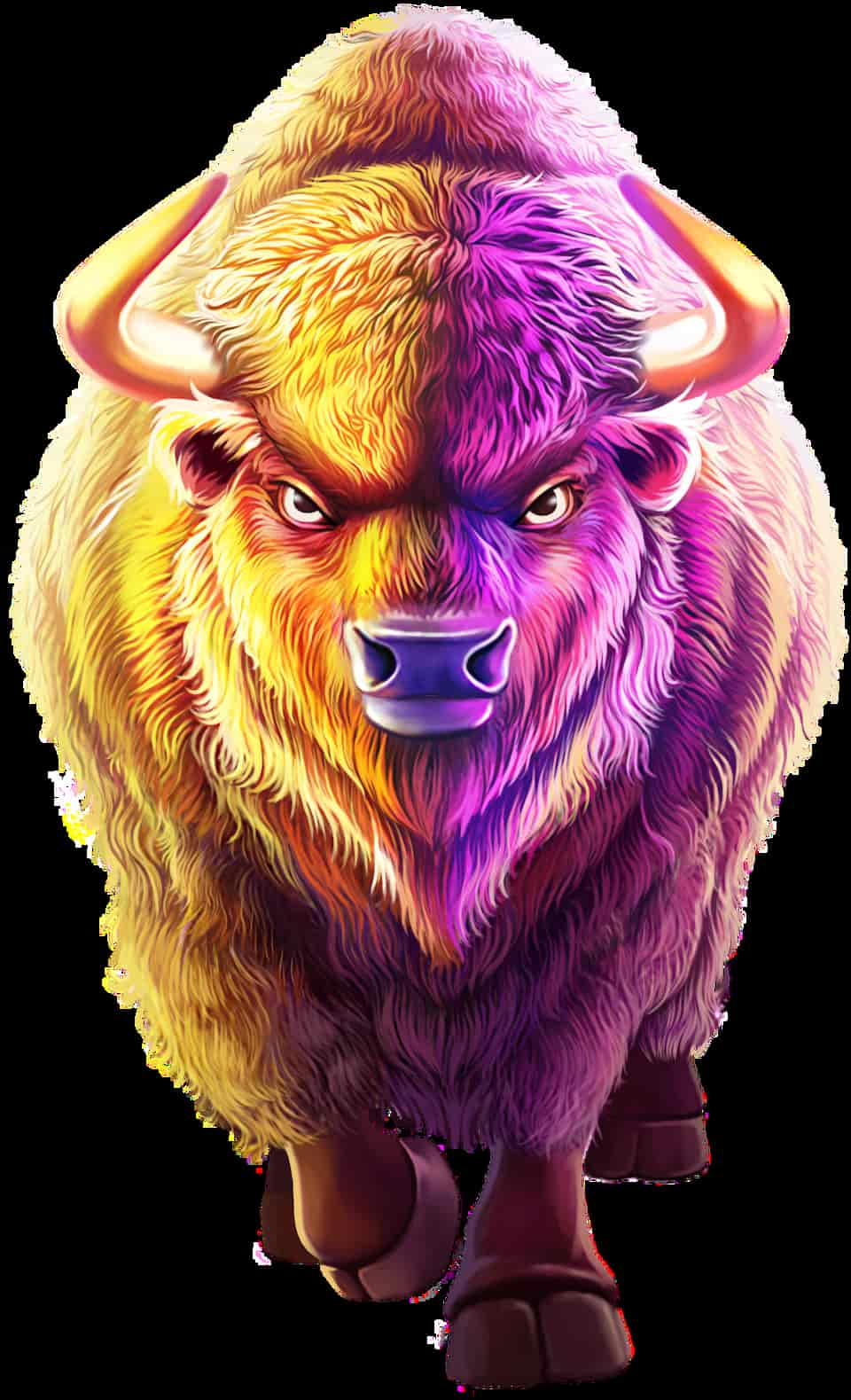 Buffalo, main character of the Buffalo King Untamed Megaways slot game