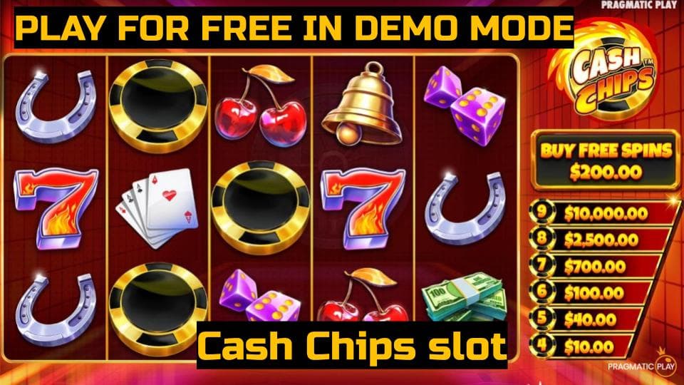 Cash Chips slot game by Pragmatic Play. Play for free in demo mode.