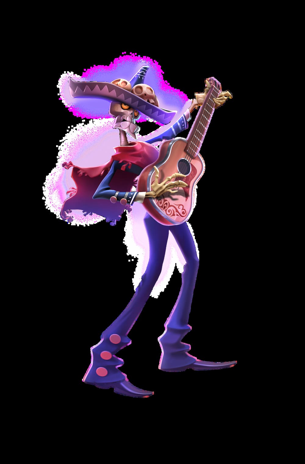 The Undead Musician, one of the main characters of the Day of Dead slot game