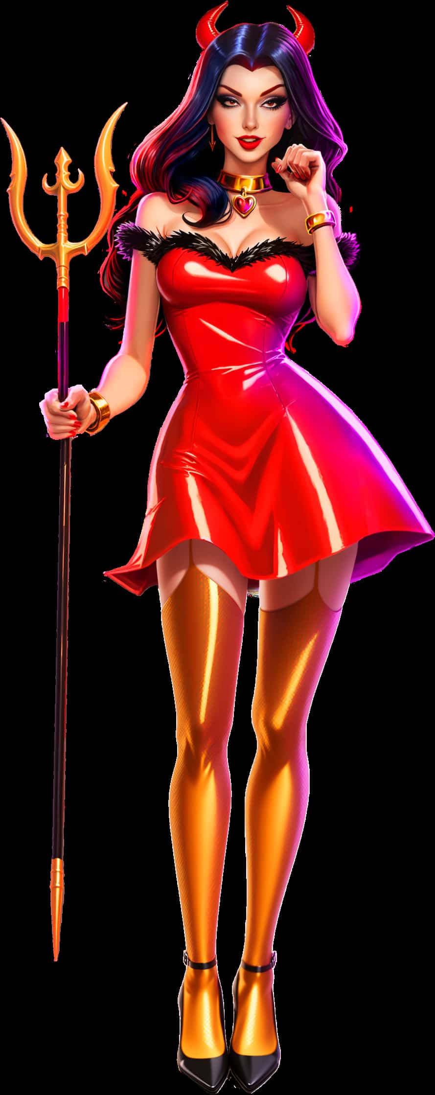 The Devil, main character of the Devilicious slot game