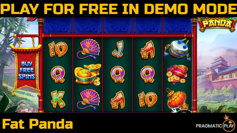 Fat Panda slot game by Pragmatic Play. Play for free in demo mode.