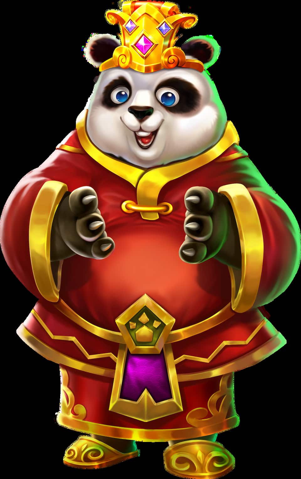 The fat Panda, main character of the Fat Panda slot game