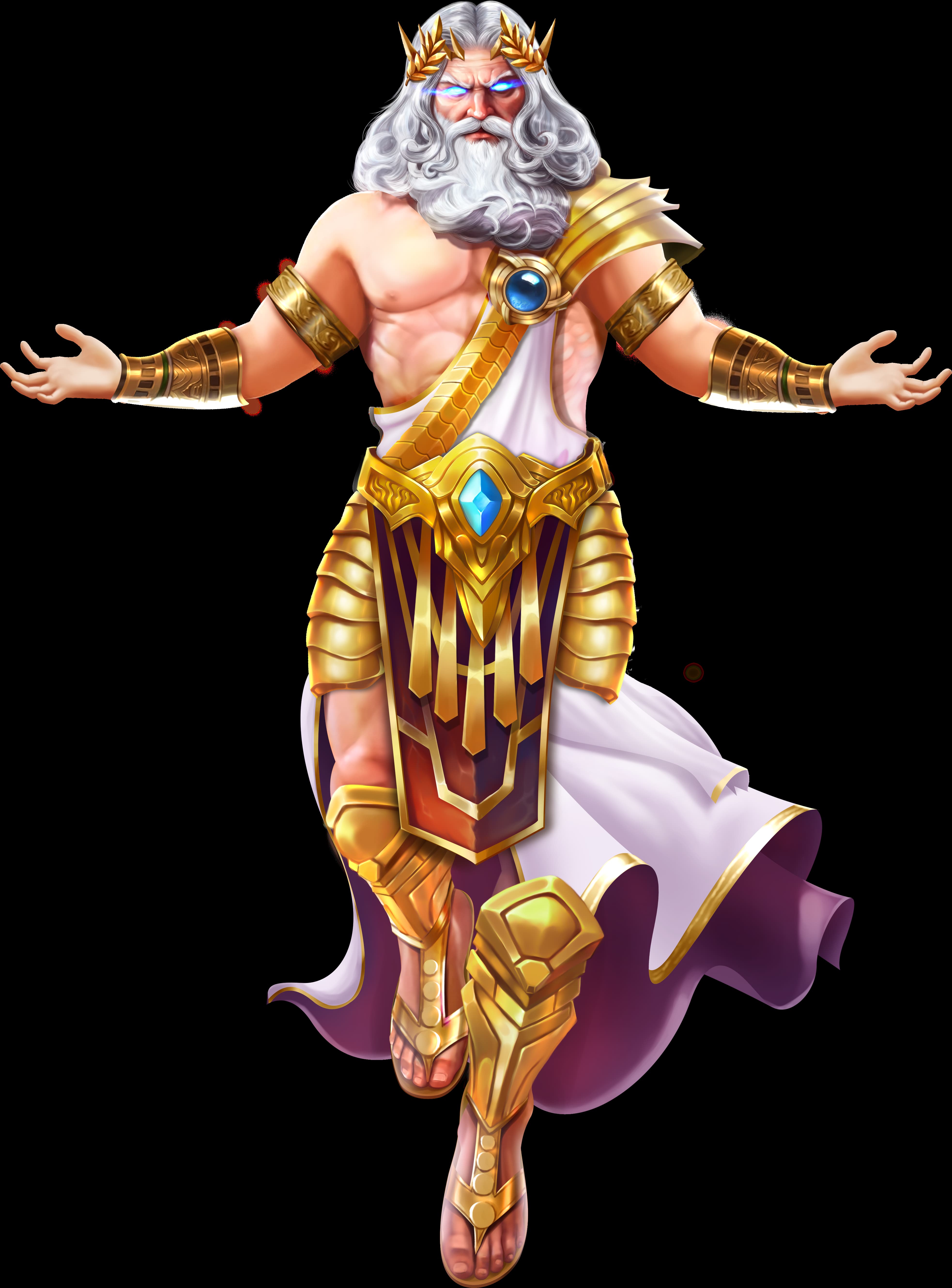 Zeus, the main character of the game - Gates of Olympus 1000 slot game