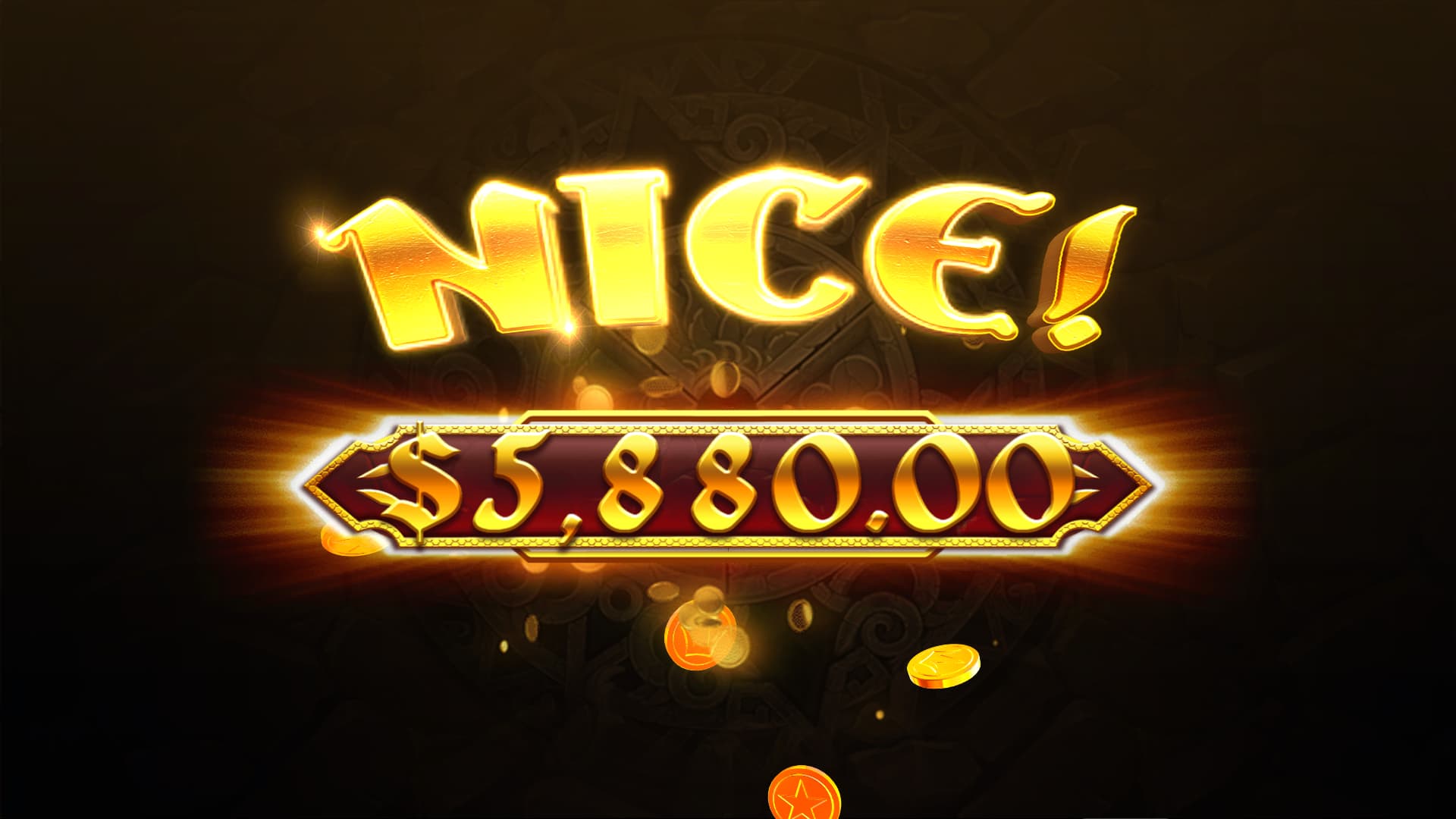 Nice Win Screen - Gems Bonanza slot game