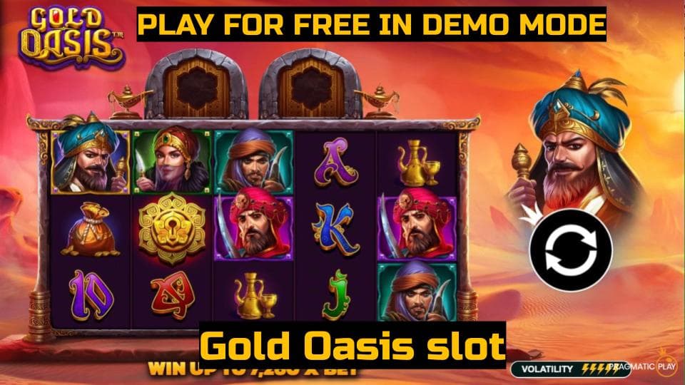 Gold Oasis slot game by Pragmatic Play. Play for free in demo mode.