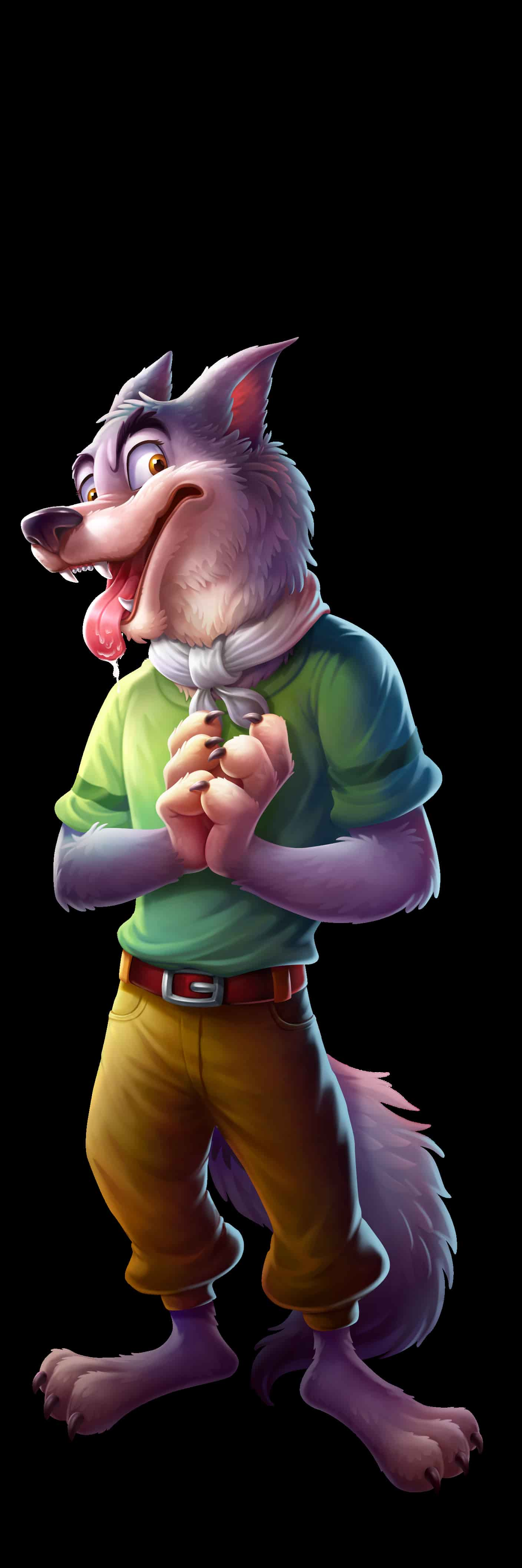 The Greedy Wolf, Main Character of the Greedy Wolf slot game