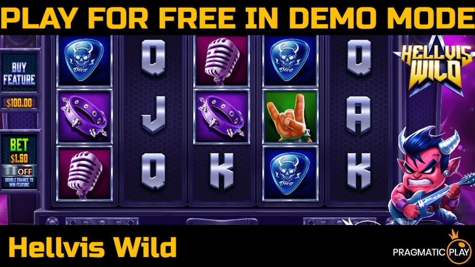 Hellvis Wild slot game by Pragmatic Play. Play for free in demo mode.