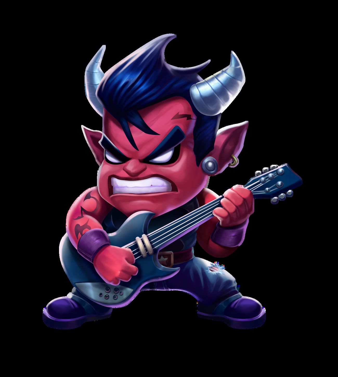 Hellvis, the main character of the Hellvis Wild slot game