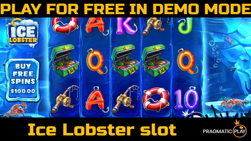 Ice Lobster slot game by Pragmatic Play. Play for free in demo mode.