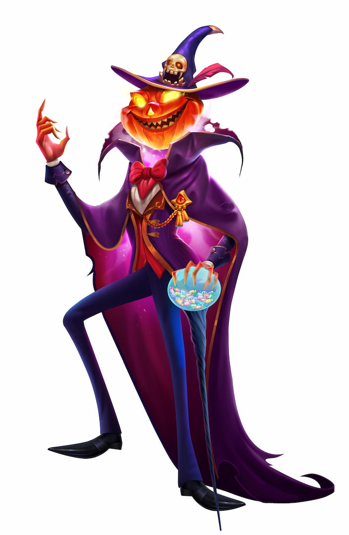 Pumpkin Jack - the hero character of the Infective Wild slot game