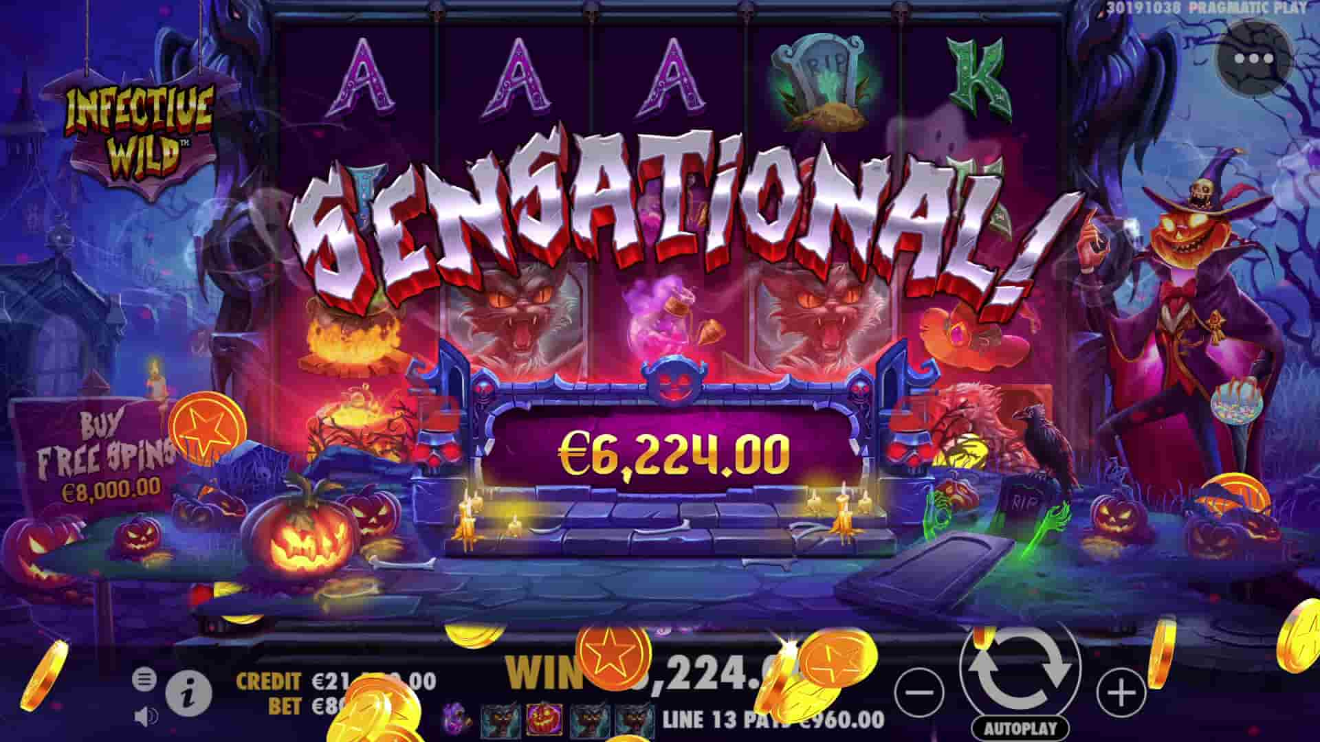 Sensational Win - Infective Wild slot game