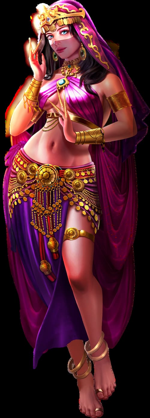 The Belly Dancer from the Jasmine Dreams slot game