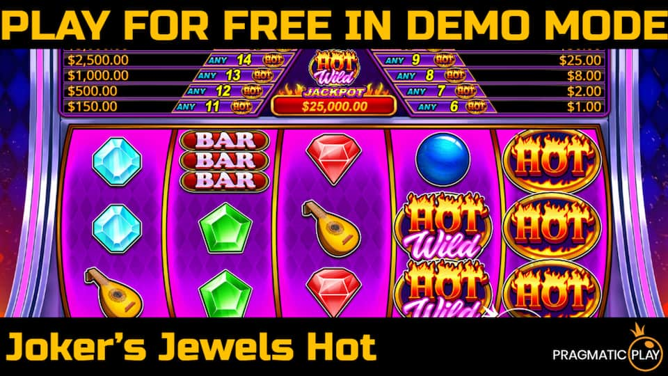 Joker’s Jewels Hot slot game by Pragmatic Play. Play for free in demo mode.