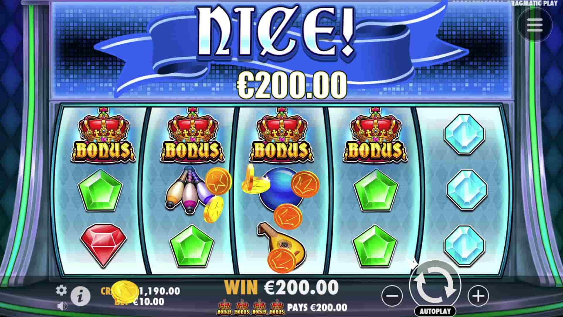 Nice Win Screen - Joker's Jewels Wild slot game