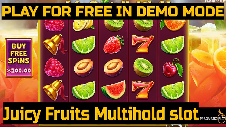 Juicy Fruits Multihold slot game by Pragmatic Play. Play for free in demo mode.