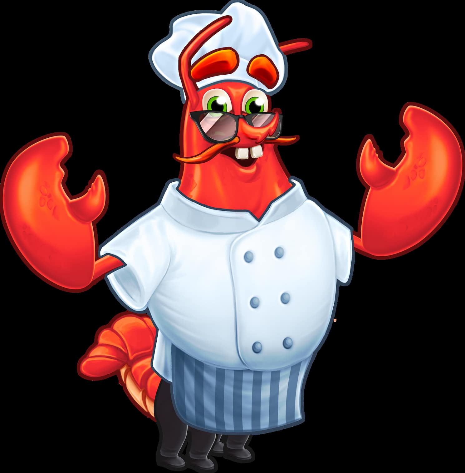 Lobster Bob, the main character of the Lobster Bob’s Seafood & Win It slot game