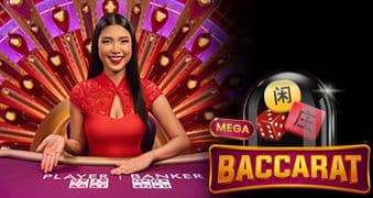 Mega Baccarat live casino game by Pragmatic Play