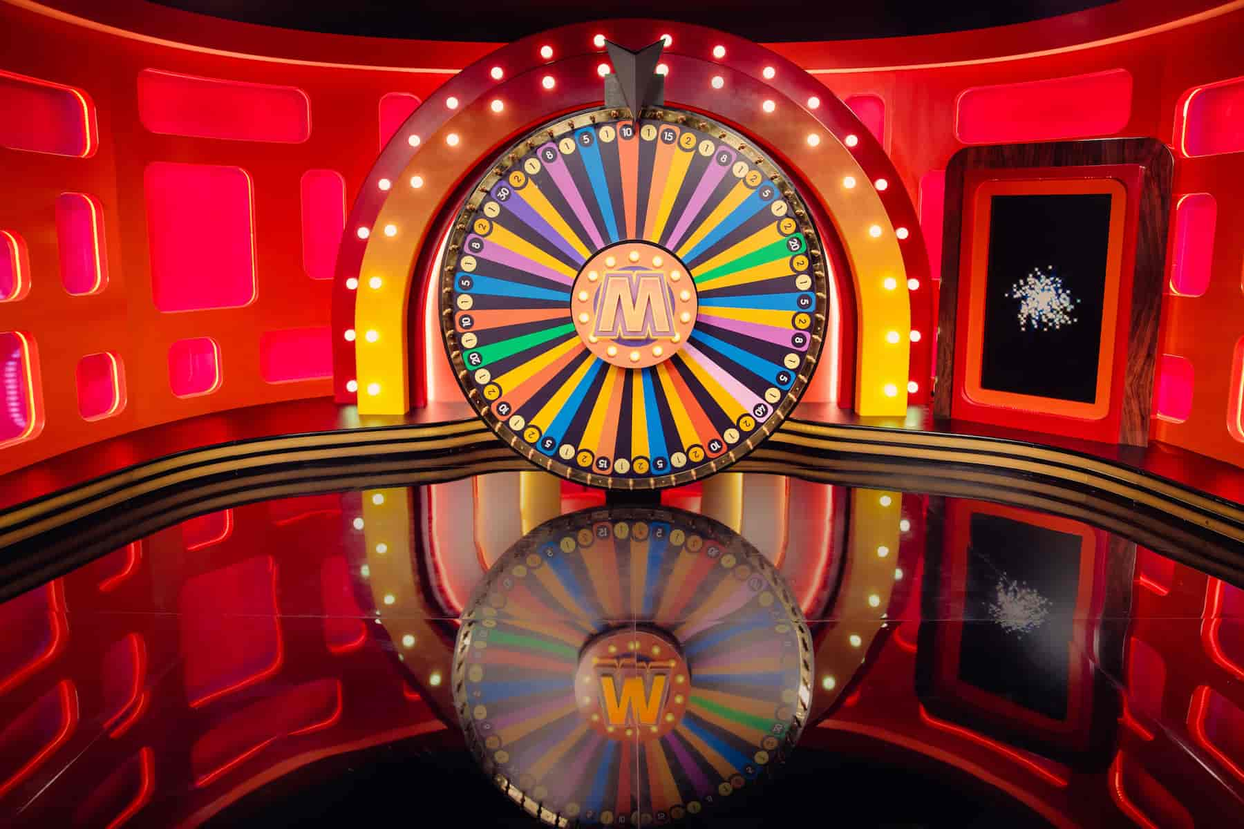 The main hall of the studio - Mega Wheel live game show