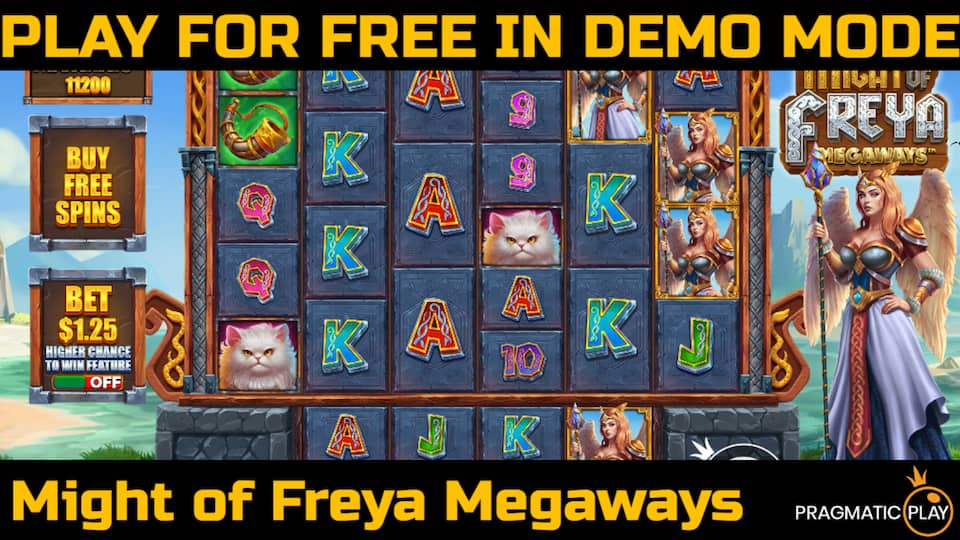 Might of Freya Megaways slot game by Pragmatic Play. Play for free in demo mode.