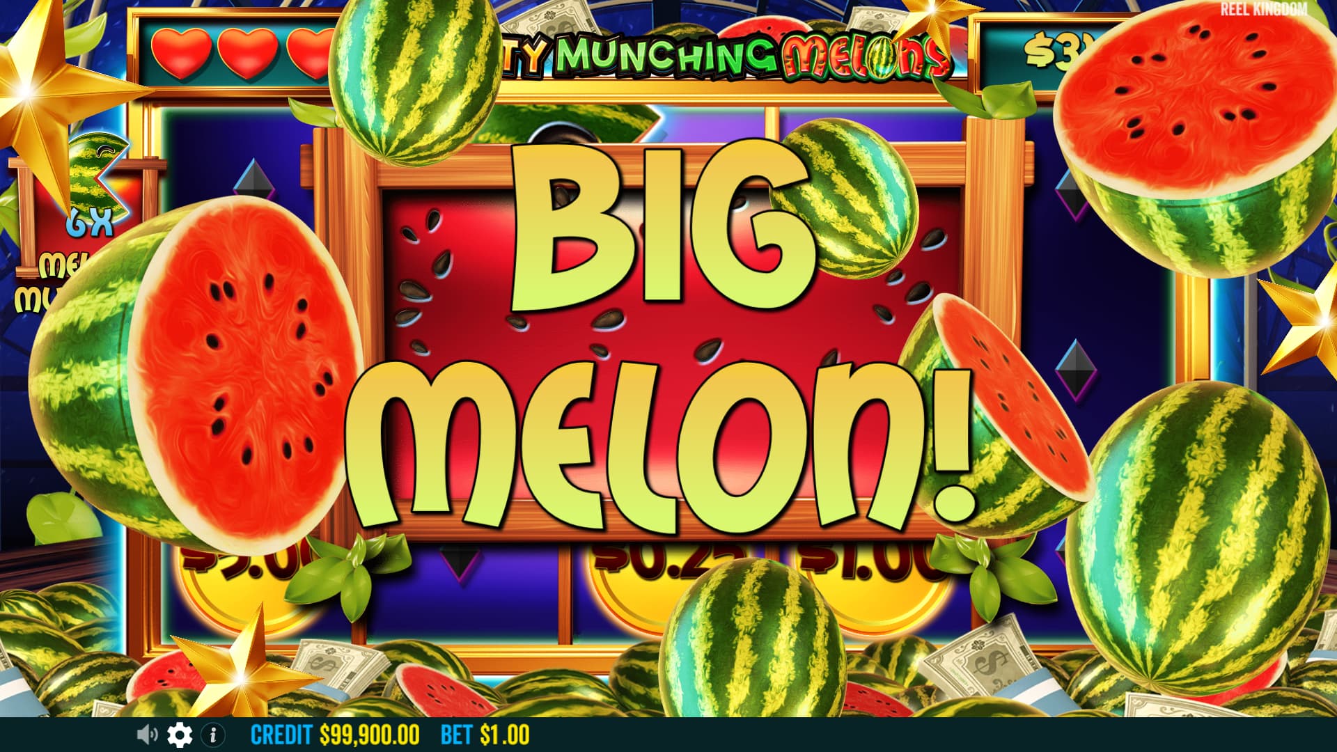 Big Melon Screen - Mighty Munching Melons slot game